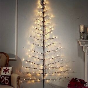Lit LED Tree Shaped Wall Hanging